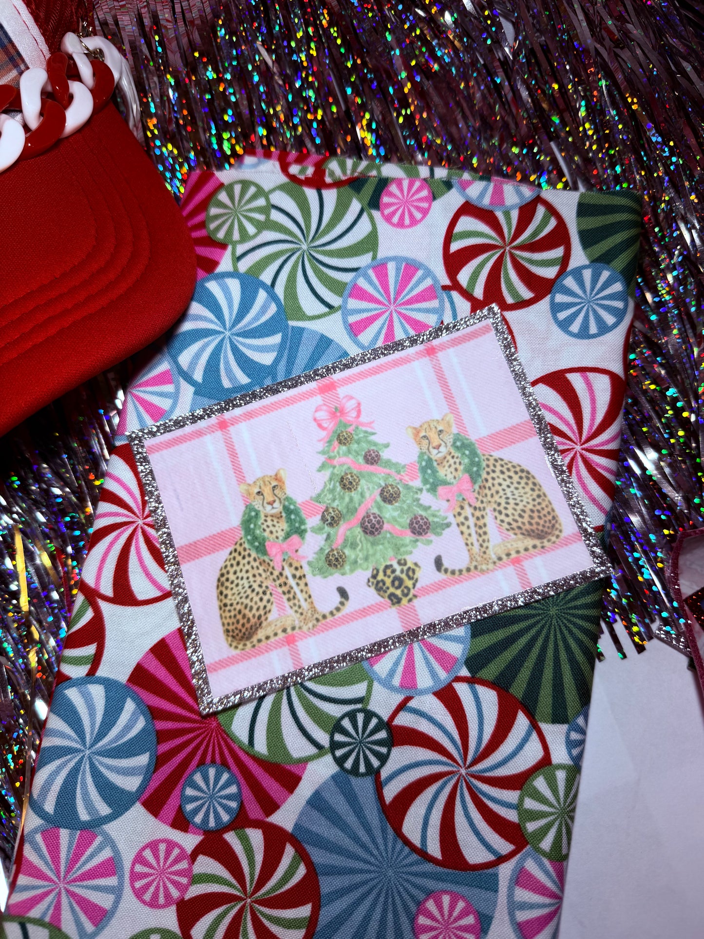 Glam leopard XL patch