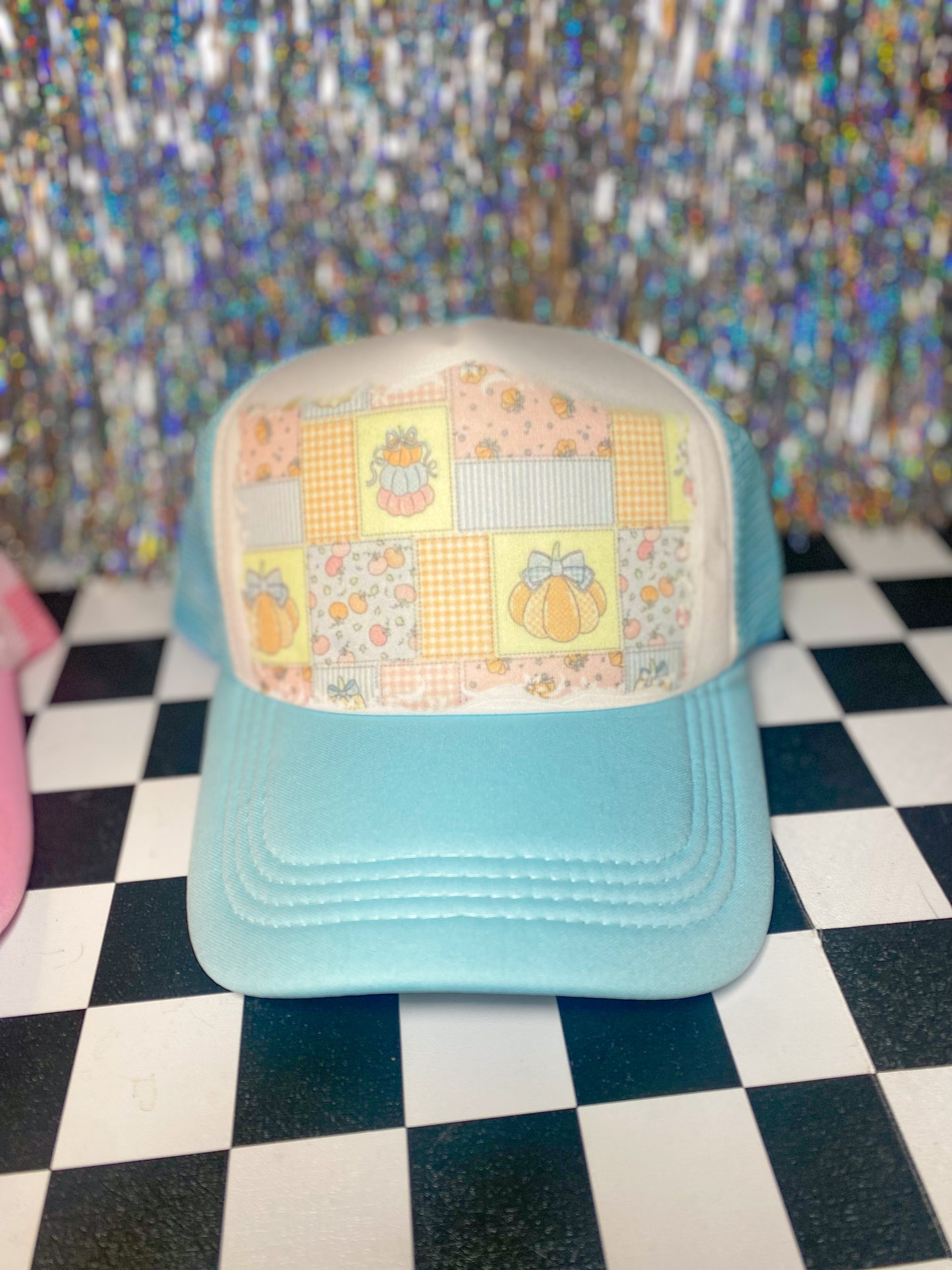 Blue Pumpkin Sublimation Transfer