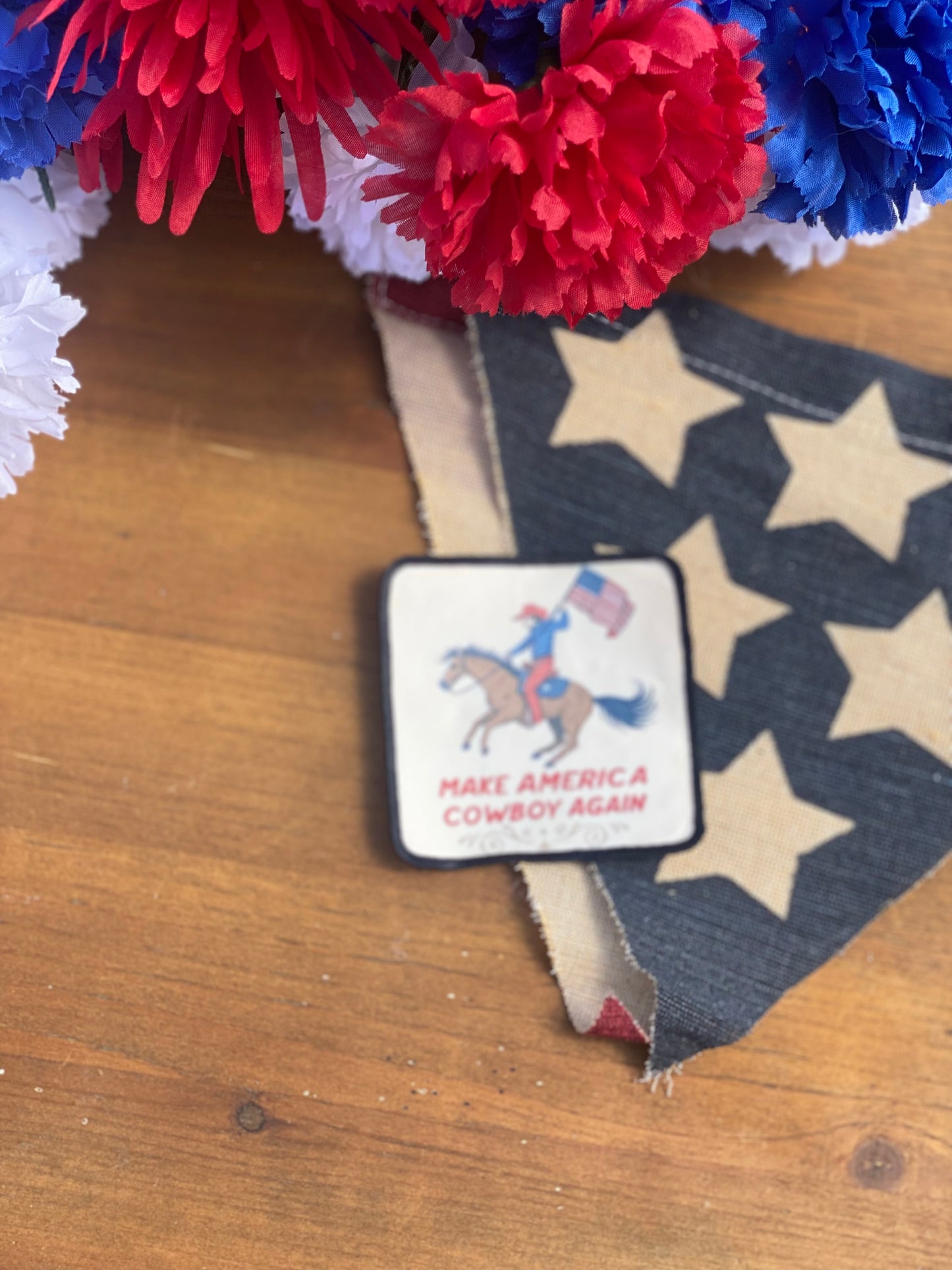 Make America cowboy again ~ Square patch