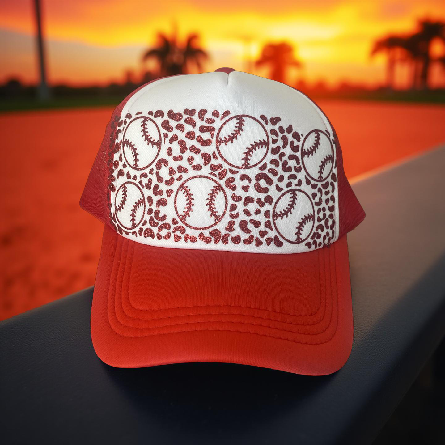 Cheetah Baseball Hat Transfer