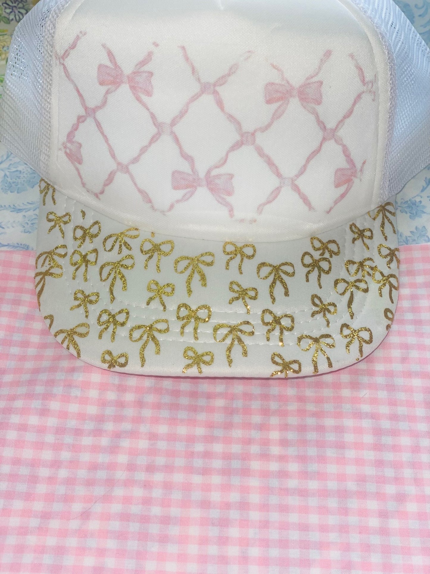 Little Bows Glitter Hat Transfer