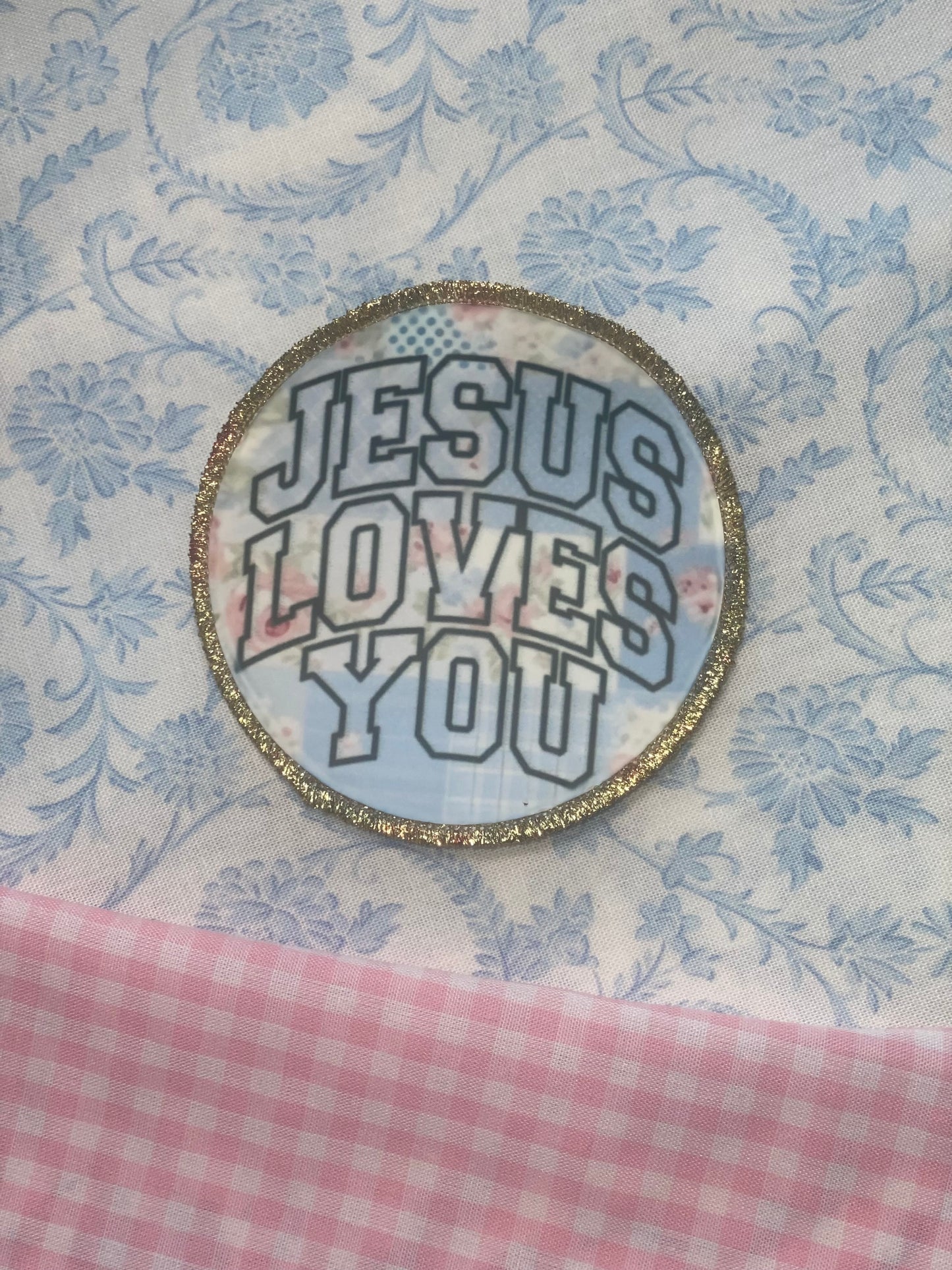 Jesus loves you Patch