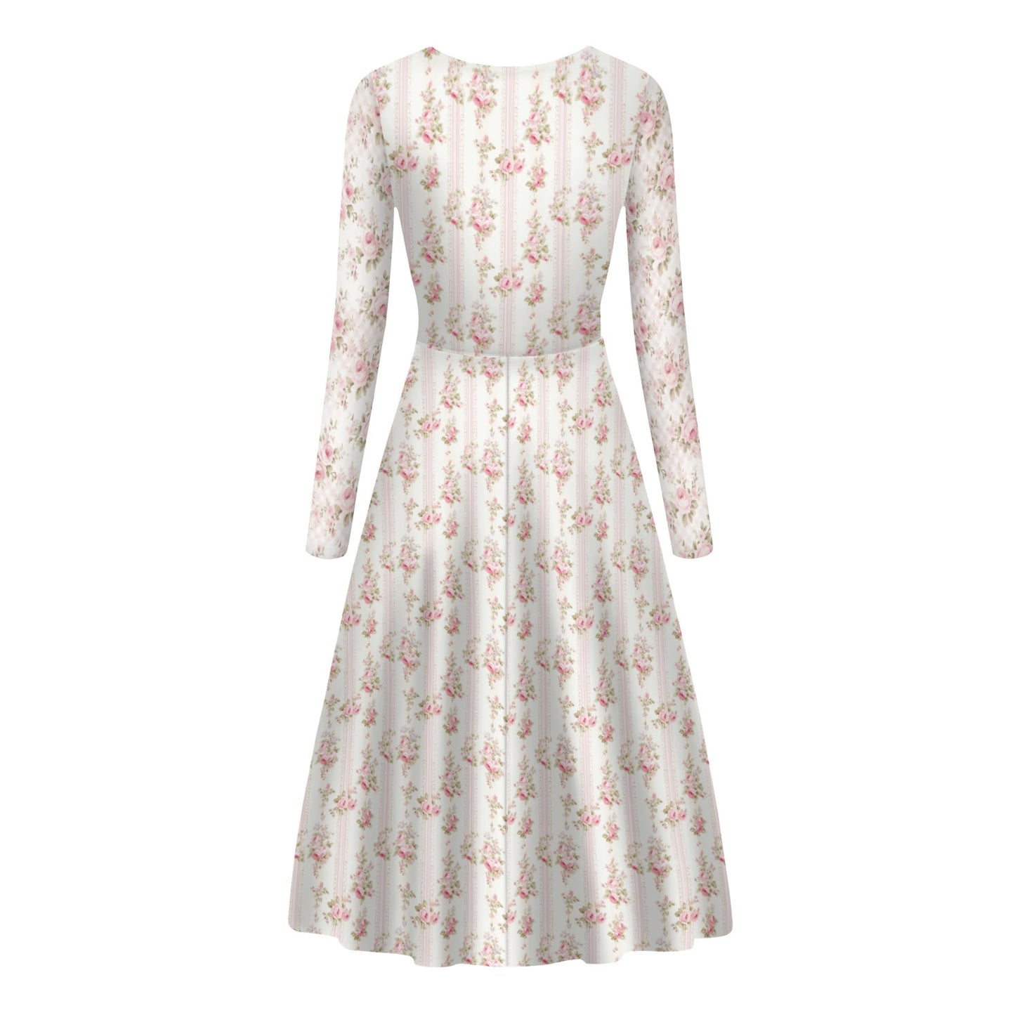 Womens Long Sleeve Maxi Dress Coquette