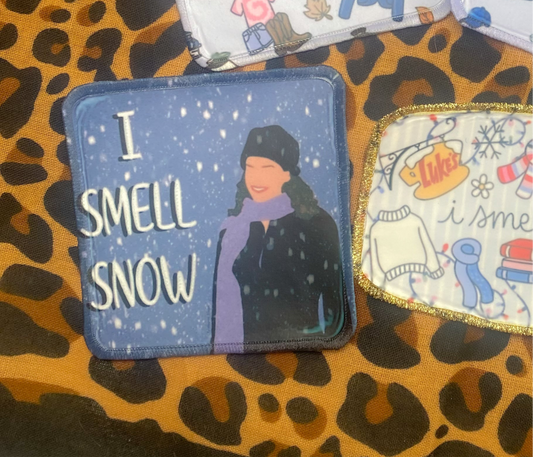 I smell snow blue patch