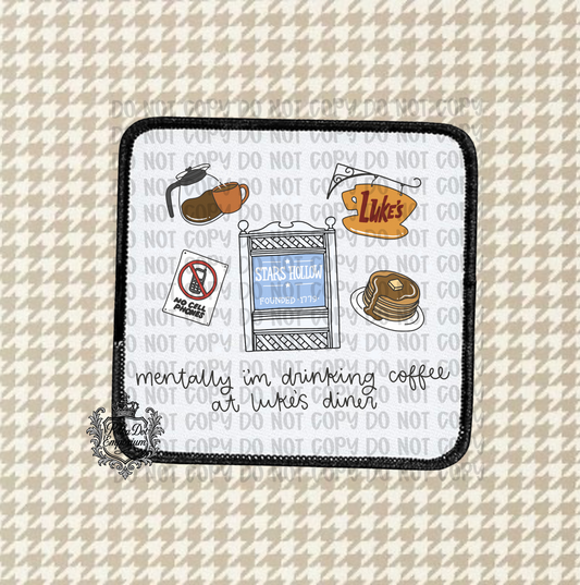 Mentally drinking coffee patch