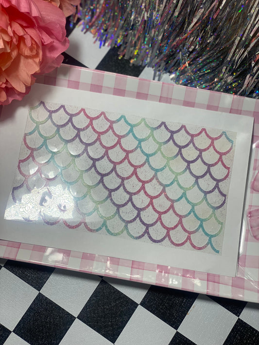 Mermaid hat transfer