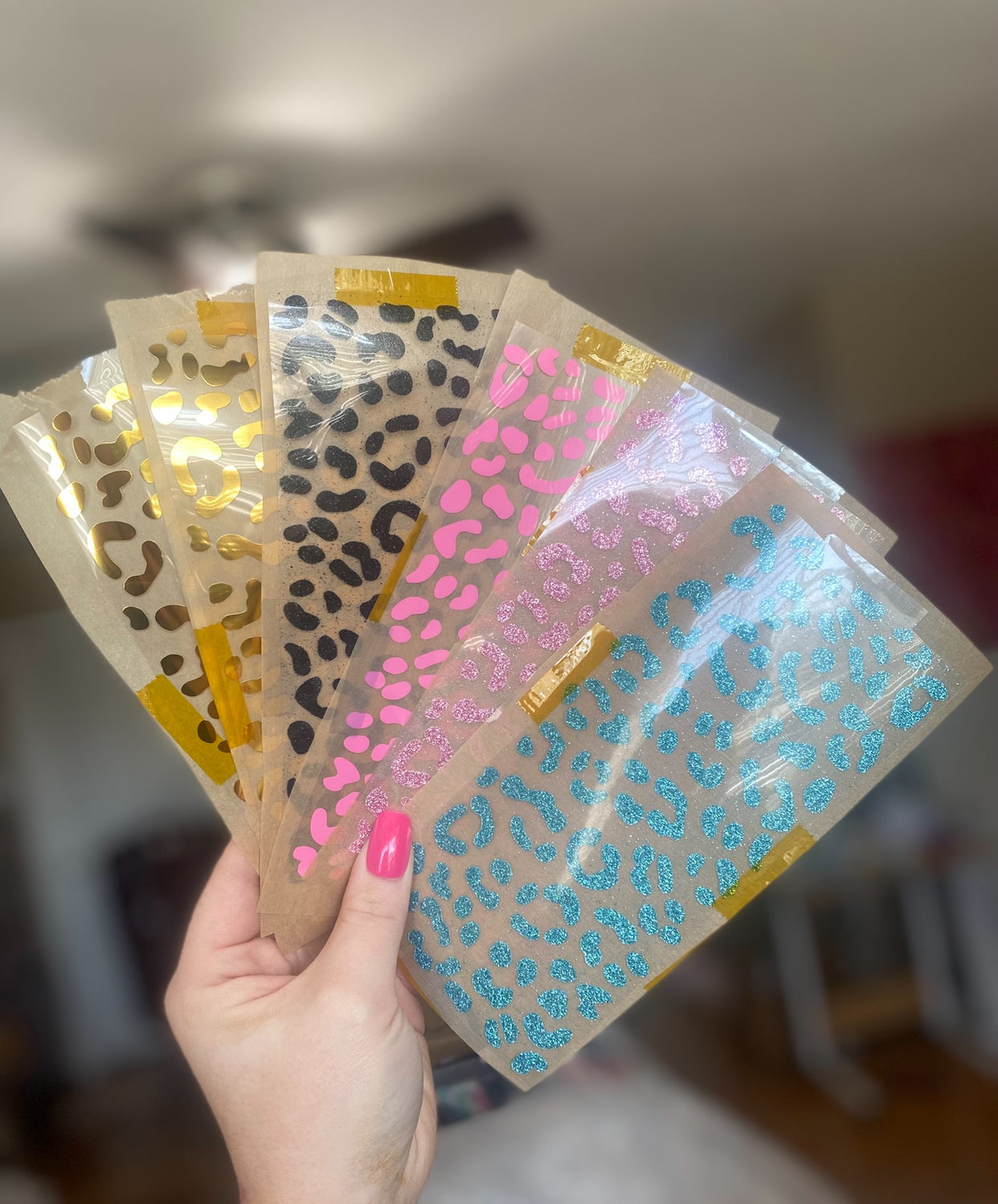 Cheetah Hat Transfers