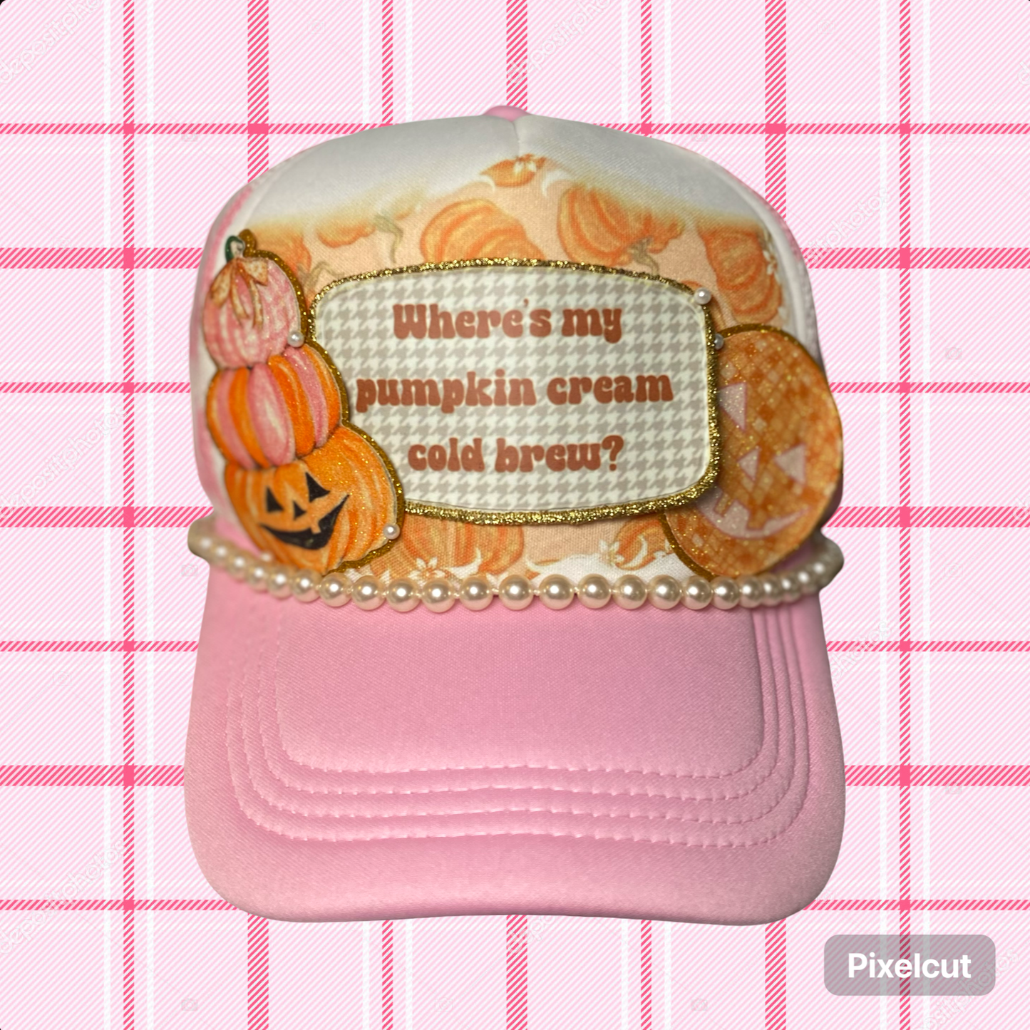 Pumpkin cold brew complete hat